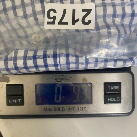 Ralph Lauren Blake Button Down Shirt Mens L Blue Checkered Cotton Long Sleeve Po - Picture 8 of 8